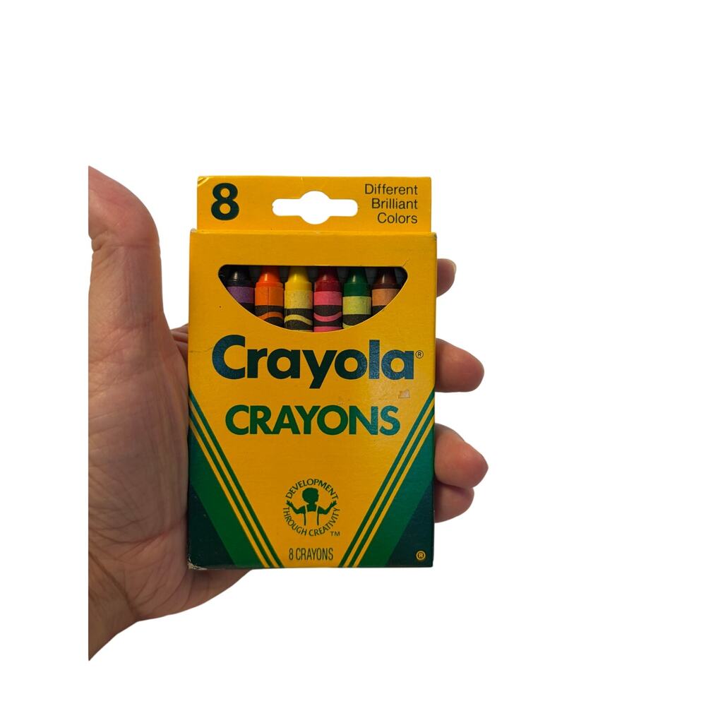 VTG Crayola Crayons 8 pack, Binney & Smith 1988. never used